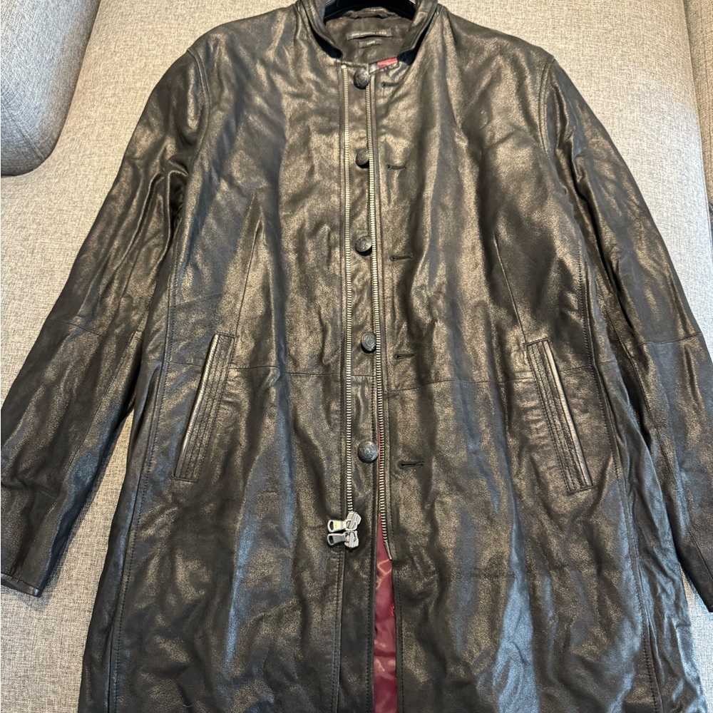 John Varvatos Leather Jacket BNWT